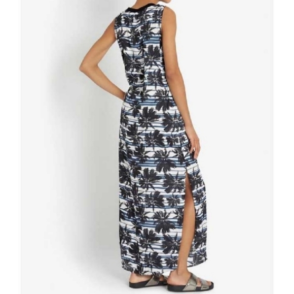 L'AGENCE Palm Tree Printed Maxi Dress - Picture 2 of 10